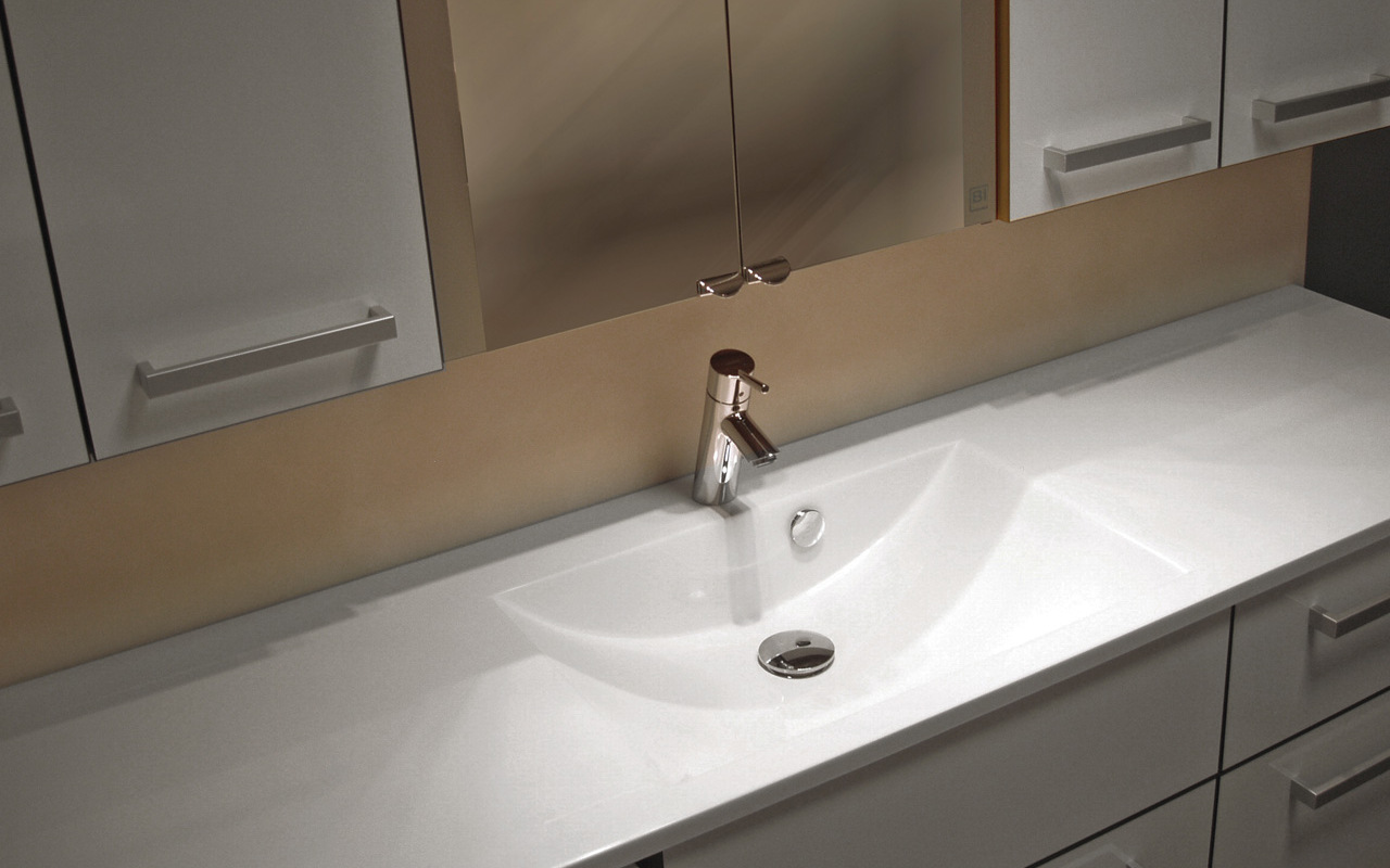 Bathroom Sinks Undermount, Pedestal & More One Piece Bathroom Sink And Counter